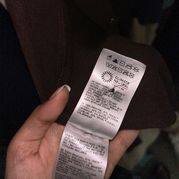 Reformation Rich Brown Button-Up Cardigan - Picture 5 of 5